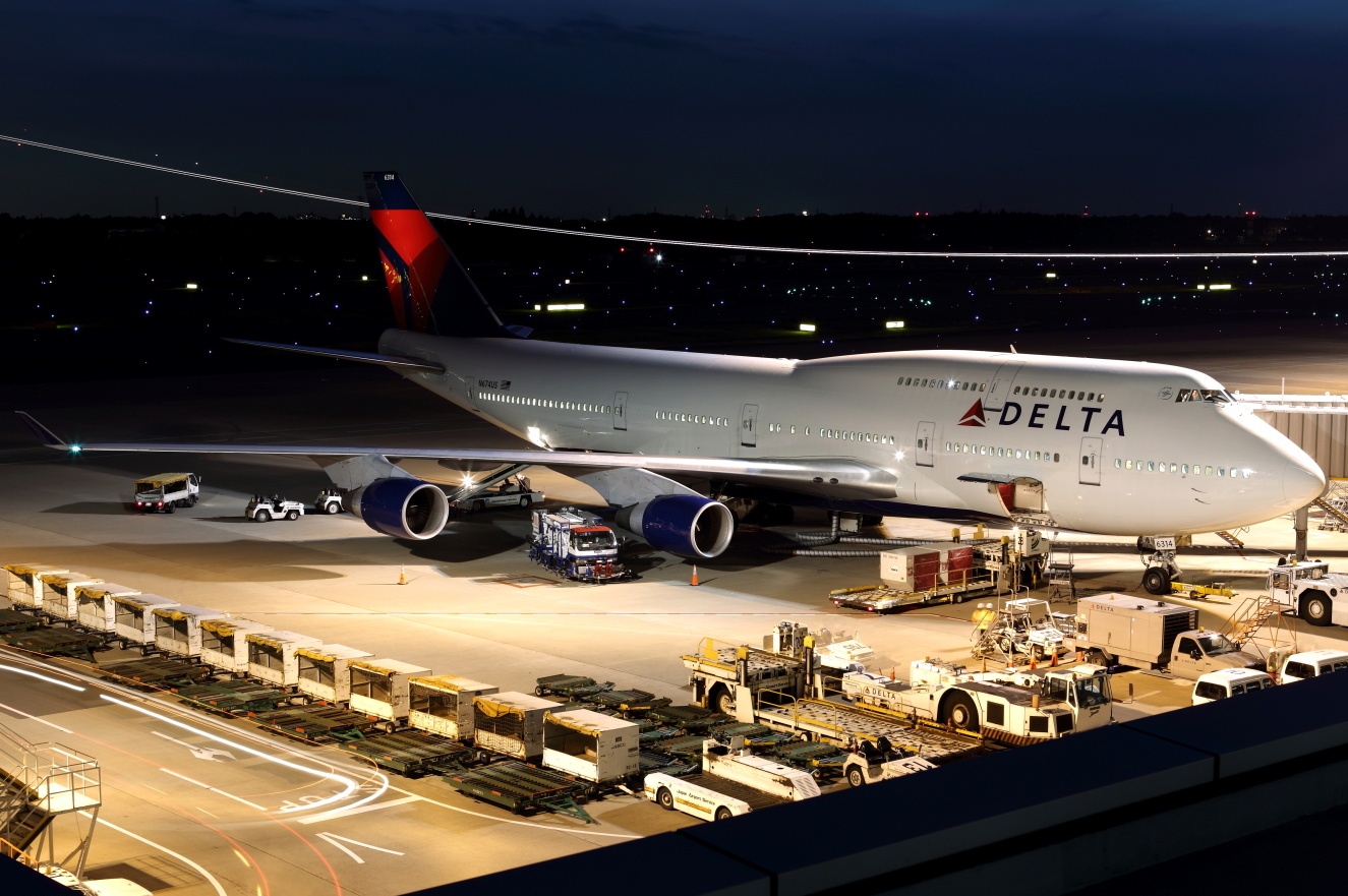 A6 Boeing 747-451, Delta Air Lines