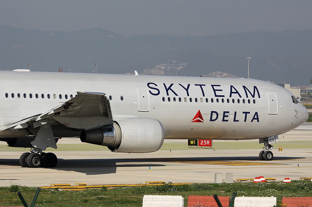 A1 Boeing 767-432(ER), Delta Air Lines (SkyTeam)